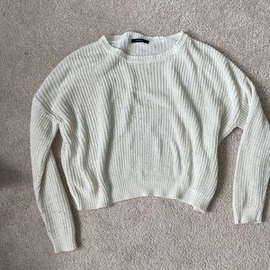 White sweater, goes with everything